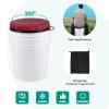 ZAIXIA 5 Gallon Bucket Seat, 360-Degree Swivel Seat Foam Cushion Bucket Seat Lid with Waterproof Cover for Dove Duck Hunting, Fishing, Baseball, Gardening and Camping view 4