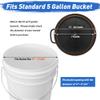 ZAIXIA 5 Gallon Bucket Seat, 360-Degree Swivel Seat Foam Cushion Bucket Seat Lid with Waterproof Cover for Dove Duck Hunting, Fishing, Baseball, Gardening and Camping view 3