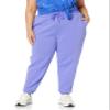 Amazon Essentials Women's Active Sweat Relaxed Fit Jogger Pants (Available in Plus Size), Purple, Large view 2