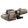 558 Holograhic and G33 3X Magnifier Hybrid Sight, 558 Green and Red Dot Optical Reflex Scope with G33 Magnifying Glass Combo, Quick Release Rollover Multiplier, for 20mm Rail Mount (Gold) view 2