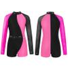 Agoky Kids Girls Ballet Dance Unitard Yoga Outfit Long Sleeve Biketard Rhinestone Gymnastics Leotard Athletic Tracksuit Rose 10 Years view 1