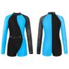 Agoky Kids Girls Ballet Dance Unitard Yoga Outfit Long Sleeve Biketard Rhinestone Gymnastics Leotard Athletic Tracksuit Blue Green 10 Years view 1