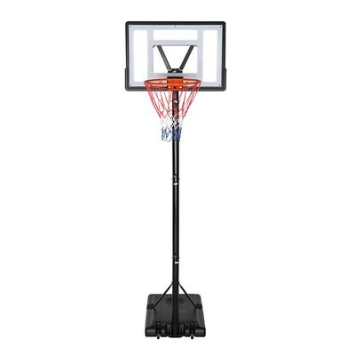 Yoluckea Portable Basketball Hoop, Adjustable Teenager Basketball Rack, Outdoor/Indoor Adjustable Height Basketball Set for Youth 7-10ft