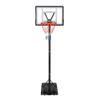 Yoluckea Portable Basketball Hoop, Adjustable Teenager Basketball Rack, Outdoor/Indoor Adjustable Height Basketball Set for Youth 7-10ft