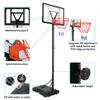 Yoluckea Portable Basketball Hoop, Adjustable Teenager Basketball Rack, Outdoor/Indoor Adjustable Height Basketball Set for Youth 7-10ft view 3