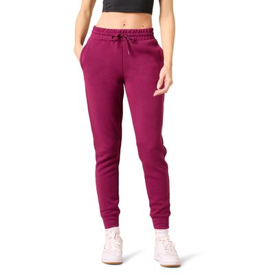 Amazon Essentials Women's Active Sweat Relaxed Fit Jogger Pants (Available in Plus Size), Plum, 1X