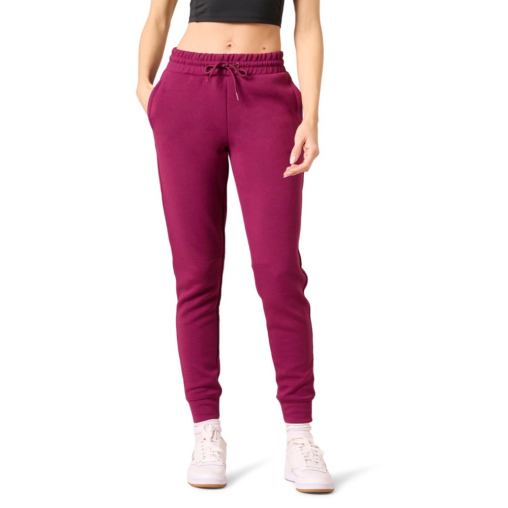 Amazon Essentials Women's Active Sweat Relaxed Fit Jogger Pants (Available in Plus Size), Plum, 1X
