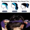 Purple Head Tie, Tennis Headband Tie Back, Sweat Wicking Quickly Dry Hair Band for Men Women Kids Girls Boys, Sweatband Head Wraps for Tennis, Basketball, Running, Karate, Workout view 3