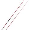 One Bass Fishing Rod, Spinning & Casting Fishing Pole with 30 Ton Carbon Fiber-7' Spinning- Red view 2