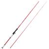 One Bass Fishing Rod, Spinning & Casting Fishing Pole with 30 Ton Carbon Fiber-6'6" Casting- Red view 2