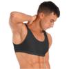 iiniim Mens Cool Dry Compression Sleeveless Tank Top Swim Running Basketball Workout Base Layer Shirt Black D Large view 3