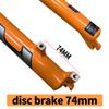 HSQMA DH Downhill Mountain Bike Suspension Fork 26 27.5 29 Inch Travel 160mm Air Fork Double Shoulder Front Fork 1-1/8 Straight Tube with Lockout view 4