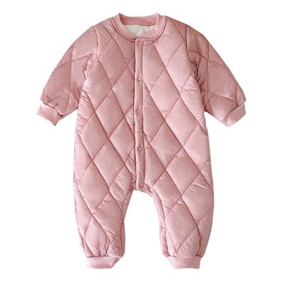 Sanlutoz Fashion Long Sleeve Baby Rompers Thicken Fleece Warm Winter Infants Clothing (BRW2268-PK, 2-3 years)