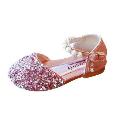 18 1 Shoes Kids Pearl Bowknot Infant Girls Sandals Princess Single Baby Crystal Bling Toddler Shoe Size 6 Boy