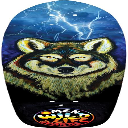 Omen Boards Bolt Wolf Mini Cruiser Skateboard Deck - 8.5" x 29"
