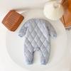 Sanlutoz Fashion Long Sleeve Baby Rompers Thicken Fleece Warm Winter Infants Clothing (BRW2268-BL, 12-18 months) view 4