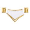 LiiYii Men's Halloween Costume Ancient Greek Roman Skirt with Cuffs Outfits Party Fancy Dress White 3X-Large view 4