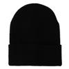 Bioworld Harry Potter Hufflepuff Badger Embroidered Logo Black Cuffed Knitted Beanie hat view 3