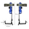 Tree Climbing Spikes Set 2 Gears with Adjustable Safety Harness Belt Straps, Stainless Steel Tree Pole Climbing Shoes Tool for Picking Fruit,Hunting Observation,Indoor Climbing and Sports view 2