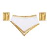 Zaldita Men's Ancient Greek Roman Skirt with Cuffs Suits Halloween Party Cosplay Role Play Costume White 3X-Large view 4