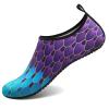 ATHMILE Water Shoes Women Men Barefoot Aqua Socks Quick-Dry for Beach Swim Pool Yoga Camping Cruise Surf Sport view 1