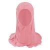 GREUS Girls Hijab Scarf Kids Muslim Headscarf Flower Islamic Arab Head Scarf Wrap One Piece Instant Hijabs for 2-6Y view 4
