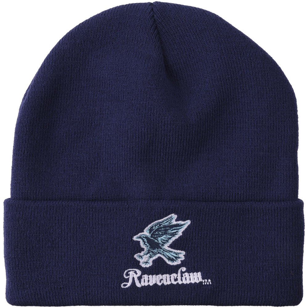 Harry Potter Ravenclaw Eagle Navy Embroidered Logo Cuffed Knitted Beanie