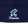 Harry Potter Ravenclaw Eagle Navy Embroidered Logo Cuffed Knitted Beanie view 2