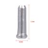 30 Pieces Cable End Crimps Bike Cable End Caps Aluminum Alloy Brake End Tips Shifter for Road Mountain Bikes Mountain Bicycle (Silver) view 2