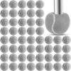 Macarrie 100 Pcs Precut Tennis Balls Bulk for Furniture Legs Tennis Ball Chair Foot Covers for Floor Protection Ball Desk Leg Coverings(Gray) view 1