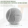 Macarrie 100 Pcs Precut Tennis Balls Bulk for Furniture Legs Tennis Ball Chair Foot Covers for Floor Protection Ball Desk Leg Coverings(Gray) view 4