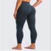 CRZ YOGA Butterluxe Crossover Waist Leggings 25" - V Crossover High Waisted Gym Workout Yoga Womens True Navy X-Small view 2