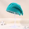 Infant Baby Girls Boys Soft Warm Knit Hat Winter Patchwork Rabbit Ear Cap Hat Baby Hats 6-12 Months (Sky Blue, One Size) view 2