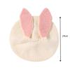 Infant Baby Girls Boys Soft Warm Knit Hat Winter Patchwork Rabbit Ear Cap Hat Baby Hats 6-12 Months (Sky Blue, One Size) view 3