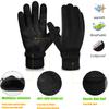 MOREOK Winter Gloves for Men/Women -10F 3M Thinsulate Warm Touch Screen Snow Ski Bicycle Bike Gloves for Driving/Cycling/Running/Hiking-Black-XXL view 2