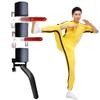 DYK&NX Wing Chun Wooden Dummy, Portable Martial Arts Dummies, Martial Arts Training Wall Mounted with Spring Foot, for Home Wall Marble Surface Training view 1