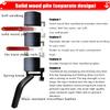 DYK&NX Wing Chun Wooden Dummy, Portable Martial Arts Dummies, Martial Arts Training Wall Mounted with Spring Foot, for Home Wall Marble Surface Training view 2