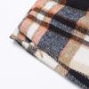 Fall Skirts for Women 2025 Winter High Waisted Bodycon Pencil Knee Length Wool Plaid Mini Skirt(Brown, XS) view 4