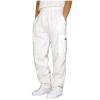 BAKVRI Sweatpants Women Solid Color Loose High Waisted Pants for Women Sports Low Waist Women Linen Pants with Pockets view 1