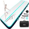 OWROMI Inflatable Air Gymnastics Mats for Tumbling, 10ft/13ft/16ft/20ft Tumble Track Tumbling Mats for Kids, 4/8 Inches Thick Training Mat with Electric Pump Gymnastics Equipment for Kids Mat view 1