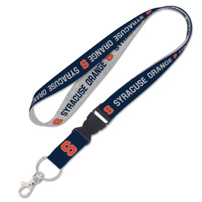 Syracuse Orange HEATHER Lanyard w/detachable buckle 1"