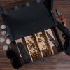 DGWJSU Pistol Rack Gun Safe, Real Wood Handgun Rack Holder for Gun Cabinet Accessories, Rustic Style Gun Rack Organizer for Nightstand, Gifts for Men view 2
