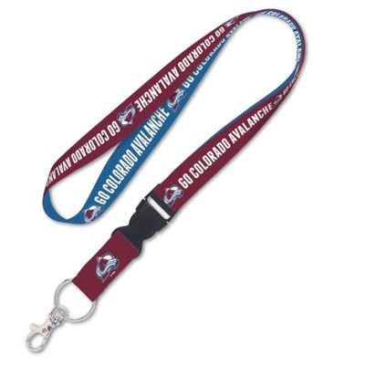 Colorado Avalanche SLOGAN Lanyard w/detachable buckle 1"
