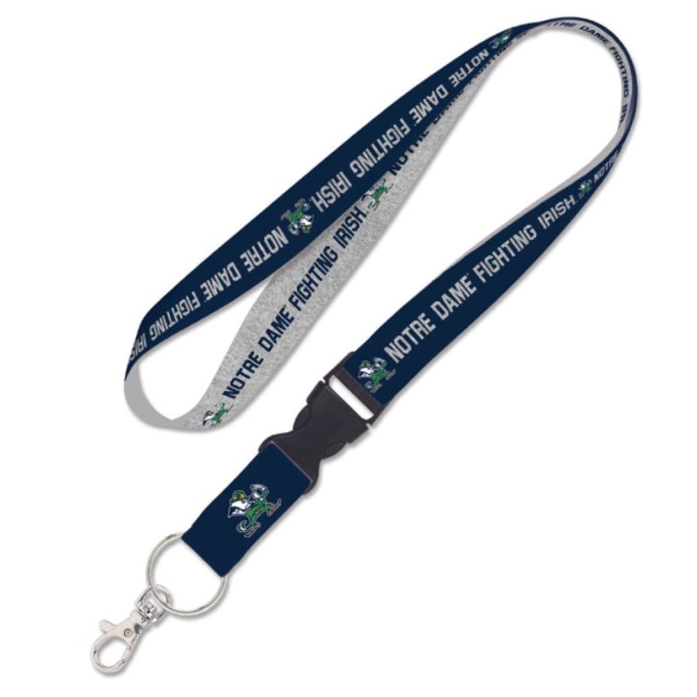 Notre Dame Fighting Irish HEATHERED Lanyard w/detachable buckle 1"