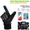 MOREOK Winter Gloves for Men/Women -10F 3M Thinsulate Warm Touch Screen Snow Ski Bicycle Bike Gloves for Driving/Cycling/Running/Hiking-deep Gray-XL view 4