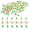 Carp Lure Cage 30pcs Fishing Shape Outdoor Basket Traps Fish Inline Holders Feeder Carp Steel Olive Accessories Tackle Cage Hanging Lure view 1