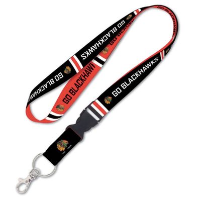 Chicago Blackhawks slogan Lanyard w/detachable buckle 1"