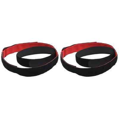 INOOMP 2pcs Cycle Pedal Clamp Fixing Strap Wheel Stable Band Bike Wheel Stabilizer