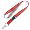 Louisville Cardinals HEATHERED Lanyard w/detachable buckle 1" view 1