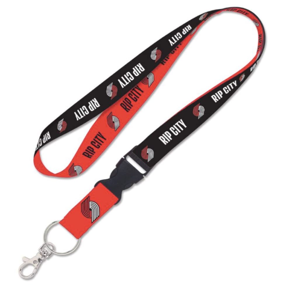 Portland Trail Blazers SLOGAN Lanyard w/detachable buckle 1"